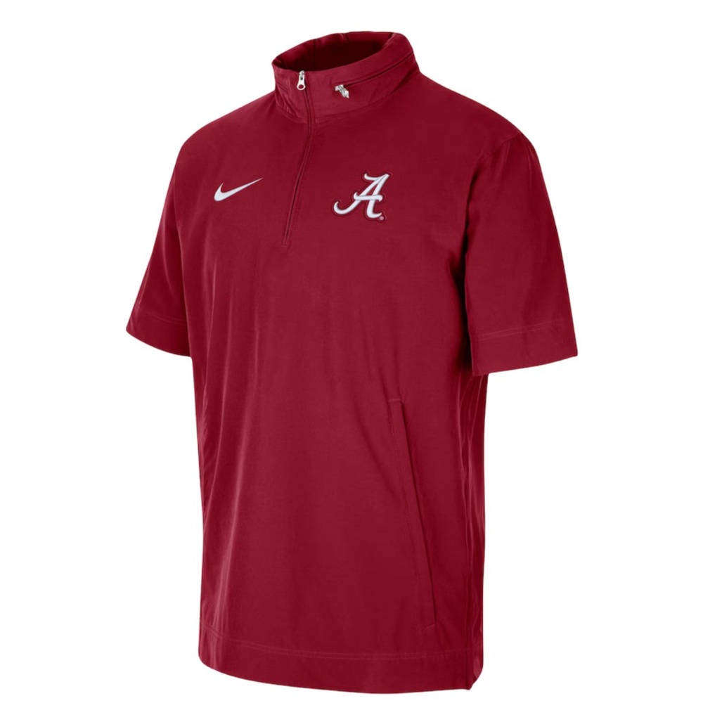 Alabama Crimson Tide Nike 1/4 Zip Hooded Coaches Shirt XL